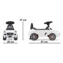 COIL Jeździk pchacz chodzik 3W1 Mercedes AMG Auto samochód duży dla dzieci biały