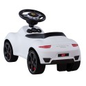 COIL Jeździk autko dla dzieci Porsche 911 Turbo S duży samochód auto klakson biały