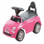 COIL Jeździk pchacz chodzik 3w1 autko dla dzieci samochód auto FIAT 500 licencja różowy COIL Jeździk pchacz chodzik 3w1 autko dla dzieci samochód auto FIAT 500 licencja różowy