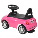 COIL Jeździk pchacz chodzik 3w1 autko dla dzieci samochód auto FIAT 500 licencja różowy