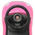 COIL Jeździk pchacz chodzik 3w1 autko dla dzieci samochód auto FIAT 500 licencja różowy COIL Jeździk pchacz chodzik 3w1 autko dla dzieci samochód auto FIAT 500 licencja różowy