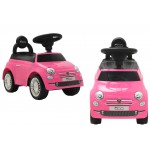 COIL Jeździk pchacz chodzik 3w1 autko dla dzieci samochód auto FIAT 500 licencja różowy COIL Jeździk pchacz chodzik 3w1 autko dla dzieci samochód auto FIAT 500 licencja różowy