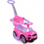 COIL Jeździk pchacz chodzi 3w1 autko dla dzieci duży samochód auto klakson muzyka różowy