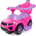 COIL Jeździk pchacz chodzi 3w1 autko dla dzieci duży samochód auto klakson muzyka różowy