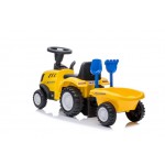 COIL Jeździk pchacz chodzik traktor New Holland z przyczepką dla dzieci żółty COIL Jeździk pchacz chodzik traktor New Holland z przyczepką dla dzieci żółty