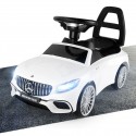 COIL Jeździk Chodzik Pchacz Mercedes S65 AMG biały dla dzieci (światła LED)