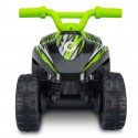 COIL Quad mini na akumulator dla dzieci elektryczny pojazd z przyczepką zielony