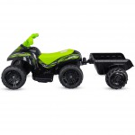 COIL Quad mini na akumulator dla dzieci elektryczny pojazd z przyczepką zielony COIL Quad mini na akumulator dla dzieci elektryczny pojazd z przyczepką zielony