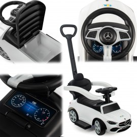 COIL Jeździk pchacz chodzik Mercedes 3W1 AMG Auto samochód duży dla dzieci klakson biały