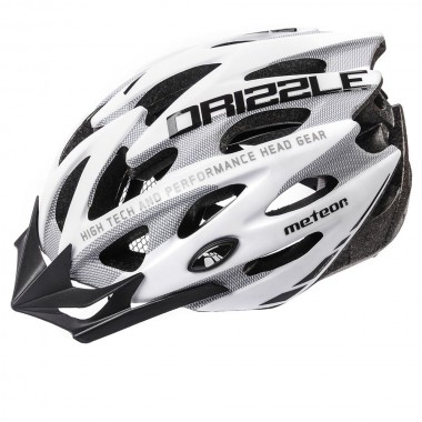 KASK ROWEROWY METEOR MV29 DRIZZLE XL 61-63 CM BIAŁY/SZARY