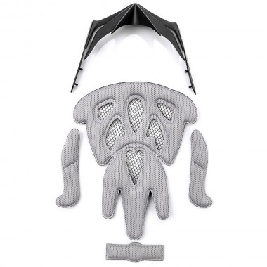KASK ROWEROWY METEOR MV29 DRIZZLE XL 61-63 CM BIAŁY/SZARY