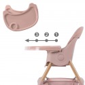 KIDWELL KRZESEŁKO DO KARMIENIA 2W1 KARIMI PINK