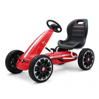 Milly Mally Gokart na pedały Abarth Red