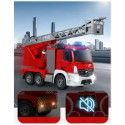 COIL Zdalnie sterowany samochód wóz strażacki Mercedes straż pożarna auto RC pilot LED
