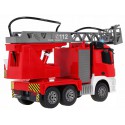 COIL Zdalnie sterowany samochód wóz strażacki Mercedes straż pożarna auto RC pilot LED