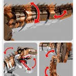 COIL Klocki konstrukcyjne zestaw mega figurka 2111 elementów dinozaur REX gigant COIL Klocki konstrukcyjne zestaw mega figurka 2111 elementów dinozaur REX gigant