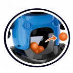 COIL Gra zręcznościowa dla dzieci strzelanie do celu Robot + 2 pistolet + 24 piłki niebieski