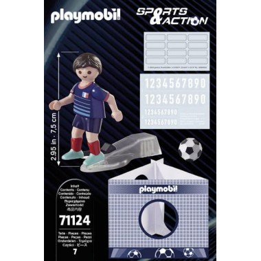 PLAYMOBIL Piłkarz reprezentacji Francji 71124