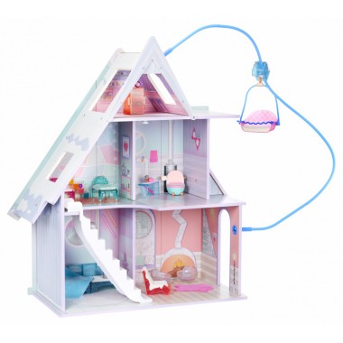MGA Drewniany Domek dla lalek L.O.L. Surprise Winter Cottage