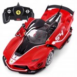 COIL Zdalnie sterowany samochód auto RC pilot do składania Rastar Ferrari FXX-K 1:18