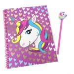 COIL Zestaw szkolny w etui 16w1 jednorożec Unicorn