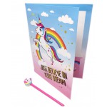 COIL Zestaw szkolny w etui 16w1 jednorożec Unicorn