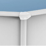 COIL Basen typu kanadyjskiego stalowy stały owalny 6.1m x 3.6m 1.3m wysokości COIL Basen typu kanadyjskiego stalowy stały owalny 6.1m x 3.6m 1.3m wysokości