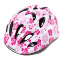KASK ROWEROWY DZIECIĘCY METEOR HB6-5 M 52-56 CM PINK FLOWERS