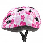 KASK ROWEROWY DZIECIĘCY METEOR HB6-5 M 52-56 CM PINK FLOWERS