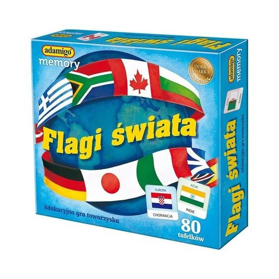 Adamigo Gra Flagi świata memory - nowa
