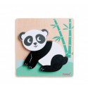 Iwood Ukladanka drewniana zwierzątka Panda