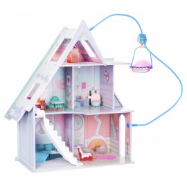 MGA Drewniany Domek dla lalek L.O.L. Surprise Winter Cottage