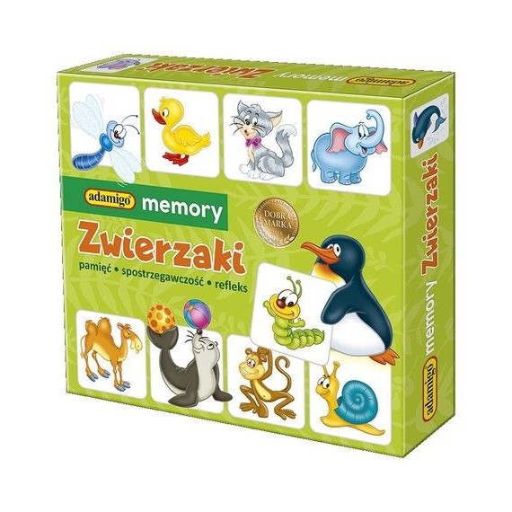 Adamigo Gra Memory Zwierzaki