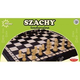 Abino Gra Szachy drewniane w pudełku