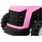 COIL Traktor na akumulator z przyczepką dla dzieci traktorek pojazd przyczepka różowy COIL Traktor na akumulator z przyczepką dla dzieci traktorek pojazd przyczepka różowy