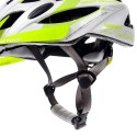 KASK ROWEROWY METEOR GRUVER M 55-58 CM BIAŁY/ZIELONY