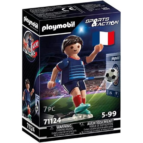 PLAYMOBIL Piłkarz reprezentacji Francji 71124 PLAYMOBIL Piłkarz reprezentacji Francji 71124