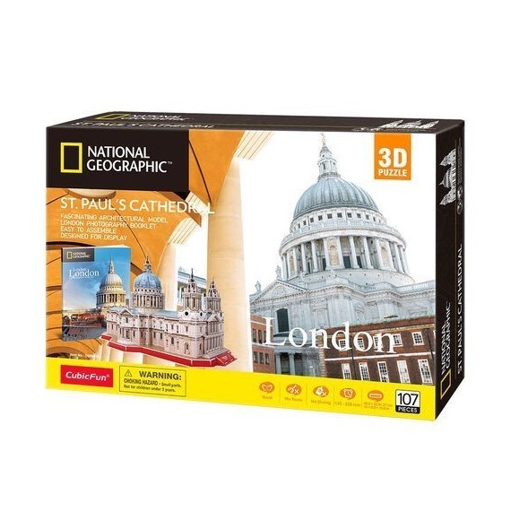 Cubicfun Puzzle 3D Katedra św. Pawła National Geographic