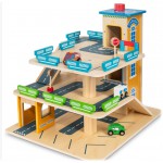 COIL Garaż parking samochodowy auta autka zestaw winda drewniany piętrowy COIL Garaż parking samochodowy auta autka zestaw winda drewniany piętrowy