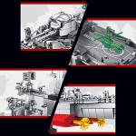 COIL Klocki konstrukcyjne zestaw mega 2462 elementów okręt wojenny armia statek Hangzhou Destroyer