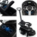 COIL Jeździk pchacz chodzik Mercedes 3W1 AMG Auto samochód duży dla dzieci klakson czarny