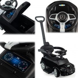 COIL Jeździk pchacz chodzik Mercedes 3W1 AMG Auto samochód duży dla dzieci klakson czarny