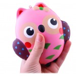 SQUISHY PIANKOWY GNIOTEK SOWA SÓWKA ANTYSTRES