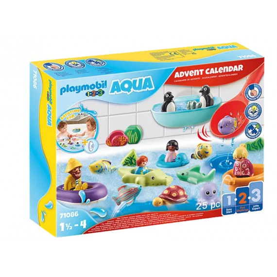 Playmobil Kalendarz Adwentowy 1.2.3. AQUA 71086