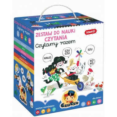 Czuczu Czytamy razem - Zestaw do nauki czytania