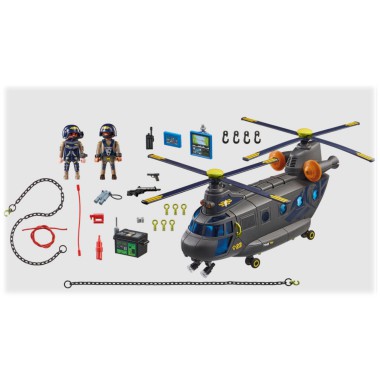 Playmobil Klocki Śmigłowiec ratunkowy jednostki specjalnej 71149