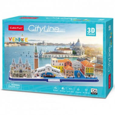 Cubicfun Puzzle 3D City Line Wenecja