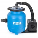 COIL Pompa piaskowa do basenu 100W. wydajność 4000l/h + 320g kulek filtracyjnych Aqualoon
