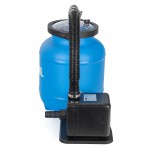COIL Pompa piaskowa do basenu 100W. wydajność 4000l/h + 320g kulek filtracyjnych Aqualoon