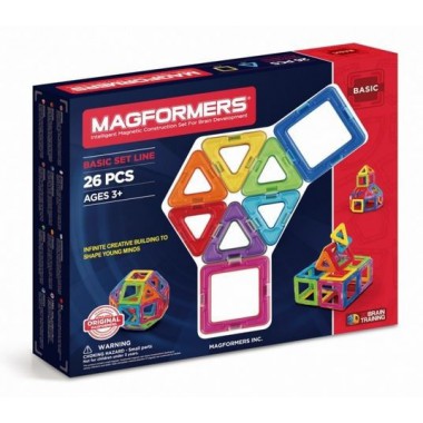 Magformers Klocki magnetyczne basic 26 elementów